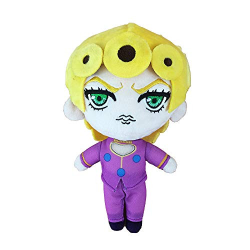 JoJo Bizarre Adventure Plush Toy Anime Noriaki Kakyoin Giorno Giovanna Bruno Bucciarati Stuffed Plush Toys Doll Stuffed Pillow Cushion Birthday Gift for Kids