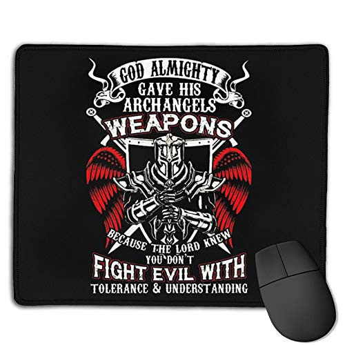 BARNS Knight Templar 1 Mouse Pads Laptop Computer Gaming Mouse Mat with Stitched Edges for Gaming