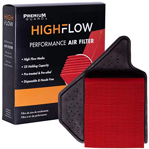 HIGHFLOW PA6165X High Performance Disposable Engine Air Filter-Fits- 2011-16 Chrysler Town  and  Country 3.6L 11-20 Dodge Grand Caravan 3.6L 12-15 Ram C-V 3.6L 2011-14 Volkswagen Routan 3.6L