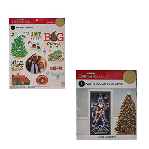 2020 Christmas Story National Lampoon's Christmas Vacation and The Elf Window Cling and Door Cover -National Lampoon's Christmas Vacation Bundle- 2020 Christmas Story National Lampoon's Christmas Vacation and The Elf Window Cling and Door Cover -National Lampoon's Christmas Vacation Bundle-