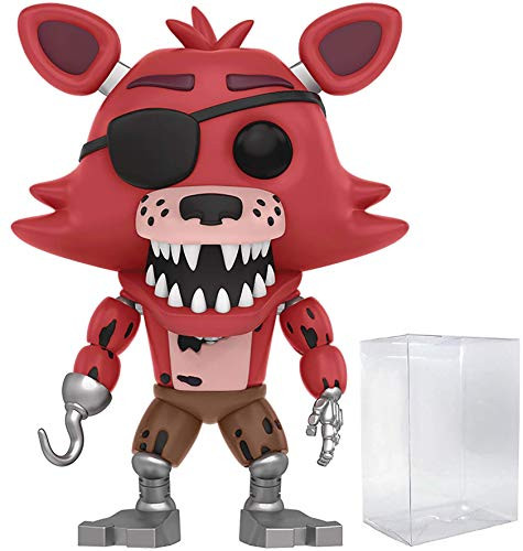 Funko Pop! Games- Five Nights at Freddy's - Foxy The Pirate Vinyl Figure -Includes Compatible Pop Box Protector Case-