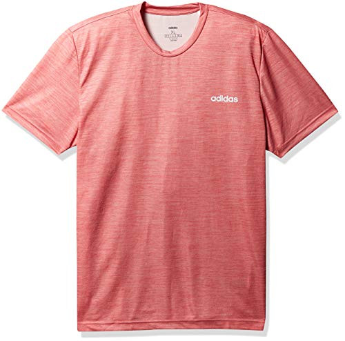 adidas Men's Designed 2 Move Heather Tee Scarlet-White Small