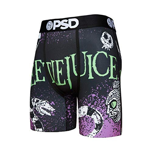 PSD Men's Beetle Juice Turnt Boxer Brief UnderwearLargeBlack