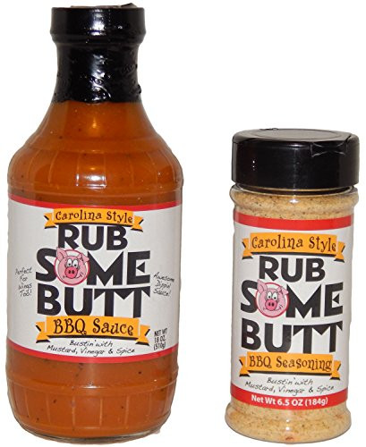 Rub Some Butt Carolina Style Barbecue Sauce and Rub Combo Pack