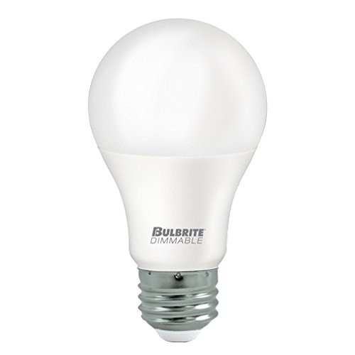 (Pack of 5) Bulbrite 774100, LED9A19/927/J/D, 9W LED A19 DIMMABLE ENCLOSED JA8 2700K E26 120V, LED Light Bulb