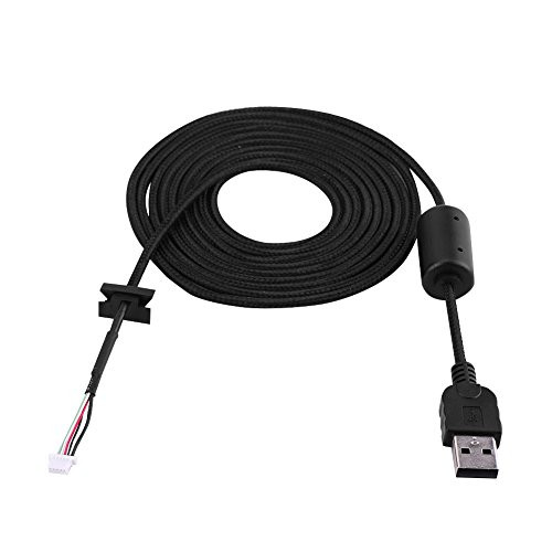 Yosoo- 2meters USB Mouse Line Wire Cable Replacement Repair Accessory for Logitech G9/G9X Game Mouse
