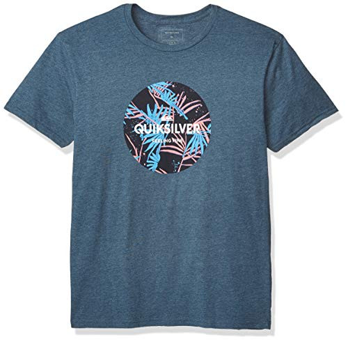 Quiksilver Men's Summers END TEE Majolica Blue Heather S