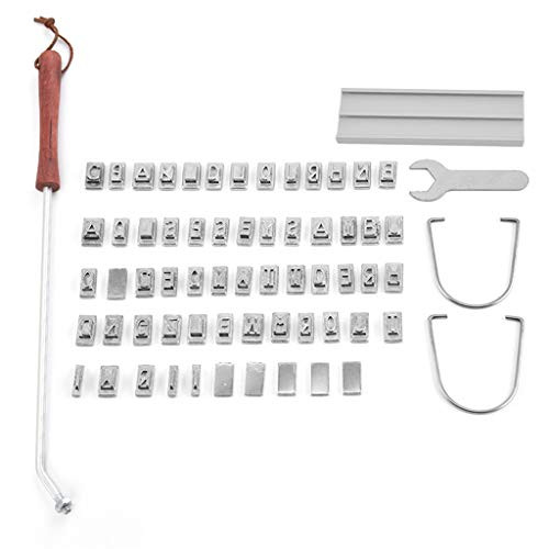 aliveGOT Custom BBQ Branding Iron with Changeable Letters Creative Brand Barbecue Steak Meat Beef Names Press Tool for Outdoor Grilling Party Restaurant