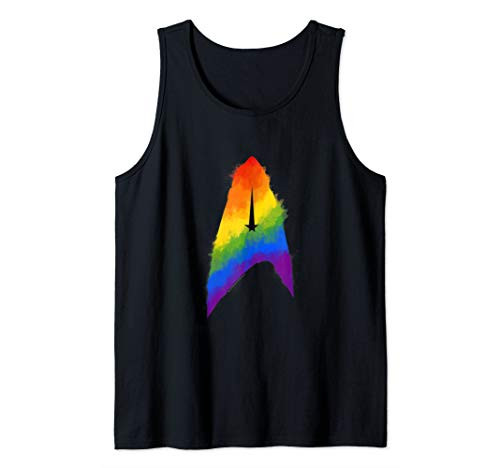 Star Trek Discovery Pride Large Chest Logo Tank Top