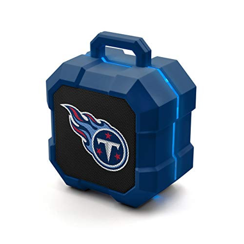 NFL Tennessee Titans Shockbox LED Wireless Bluetooth Speaker Team Color