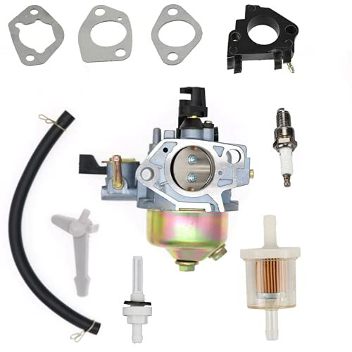SAKITAM Carburetor carb for CH3 DEK Brush Master Gasoline Chipper Shredder 401CC-11HP-13HP Engine with Gaskets Fuel Filter Spark Plug Kit