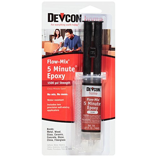 Devcon -20445-6PK- Flow-Mix 5-Minute Epoxy - 14 ml Syringe -Pack of 6-