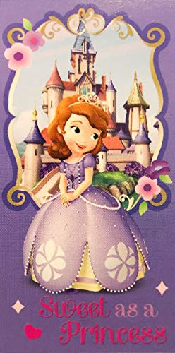 Disney Junior Sofia The First Beach Towel for Kids - 28 x 58 Inch Cotton Bath Towel -Purple-
