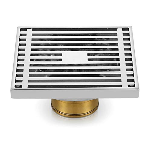 Bathroom Floor Drain Refined Copper Rapid Drainage Insect-proof and Odor-proof
