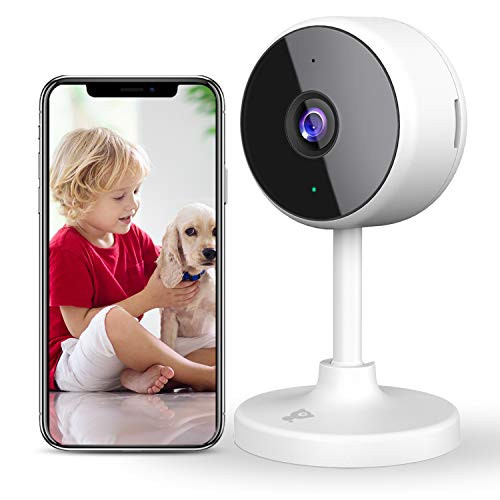 Littlelf Indoor Security Camera 1080P WiFi Smart Home Camera Baby Monitor with Night Vision Motion Detection 2 Way Audio Surveillance Camera for Pet-Nanny Cloud  and  SD Card Storage Works with Alexa