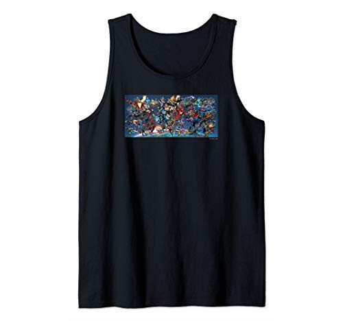 DC Fandome Justice League Group Shot Panel Tank Top