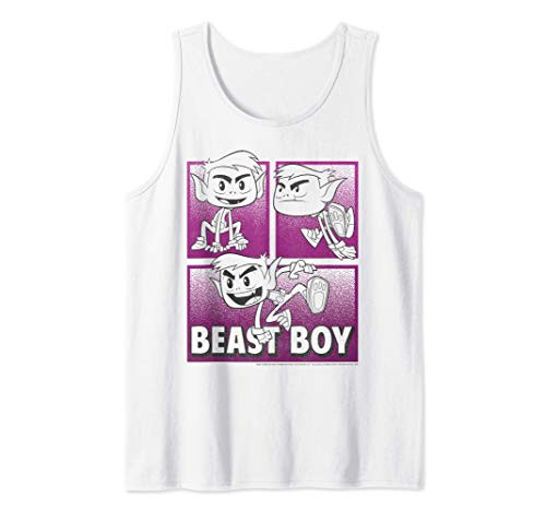 DC Comics Teen Titans Go! Beast Boy Action Panels Tank Top