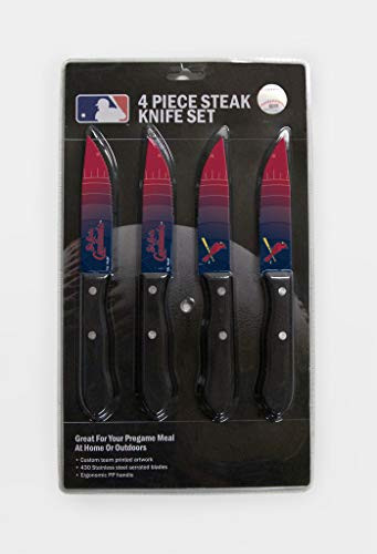 St. Louis Cardinals Steak Knife Set 4 Pack