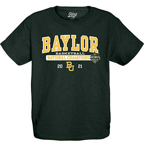 Blue 84 Kids' Baylor Bears National Basketball Championship T-Shirt 2021 Green Medium