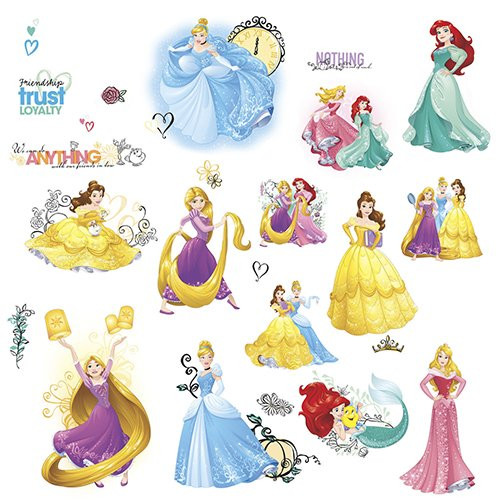 RoomMates Disney Princess Friendship Adventures Peel And Stick Wall Decals