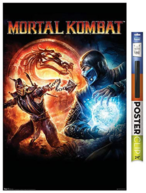 Trends International Mortal Kombat - Key Art Wall Poster 22.375" x 34" Premium Poster and Clip Bundle Trends International Mortal Kombat - Key Art Wall Poster 22.375" x 34" Premium Poster and Clip Bundle