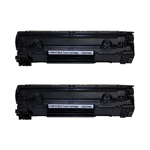 Big Dew 2 Pack CE278A Compatible Toner Cartridge Replacement for HP CE278A 78A Toner Cartridge
