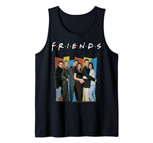 Friends Title Logo Group Portrait Panels Tank Top