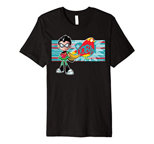 DC Comics Teen Titans Go! Robin Character Panel Premium T-Shirt