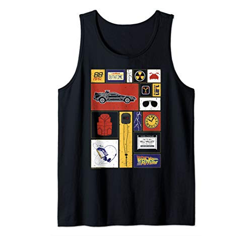 Back To The Future 35th Anniversary Icon Panels Tank Top