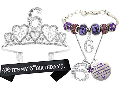 6th Birthday Party Supplies 6th Birthday 6th Birthday Decorations for Girls 6th Birthday Gifts for Girl 6 Year Old Birthday 6 Year Old Daughter Birthday Gift Idea 6th Birthday Gifts for Girls