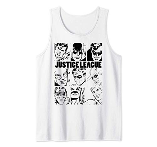 DC Comics Justice League Group Shot Panel Poster Tank Top