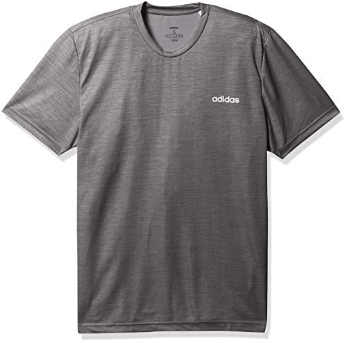 adidas Men's Designed 2 Move Heather Tee Black-White Large