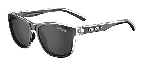 Tifosi Optics Swank Sunglasses -Onyx Clear-Smoke Lenses-