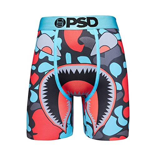 PSD Men's Boxer Brief -Blue-American Warface M-