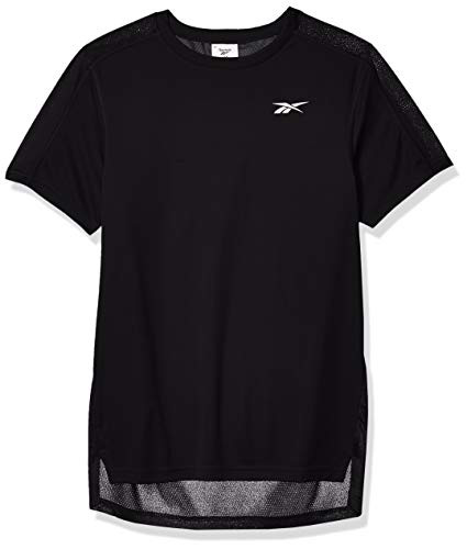 Reebok Workout Ready Short Sleeve Tech Tee Black Medium