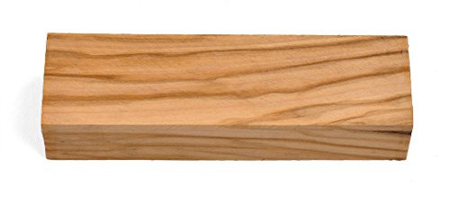 Texas Knifemakers Supply Olive Wood Knife Handle Block -Each Piece is Unique- 5" x 1-1-2" x 1"