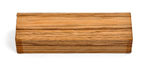 Texas Knifemakers Supply Zebrawood Knife Handle Block -Each Piece is Unique- 5" x 1-1-2" x 1"