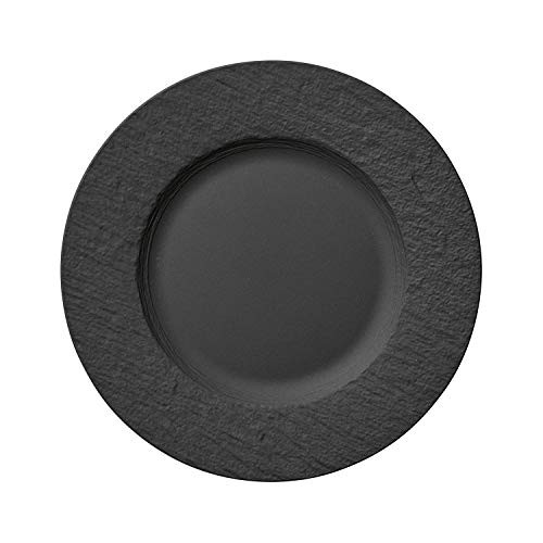 Villeroy and Boch Manufacture Rock Dinner Plate 10.5 in Premium Porcelain Gray Villeroy and Boch Manufacture Rock Dinner Plate 10.5 in Premium Porcelain Gray
