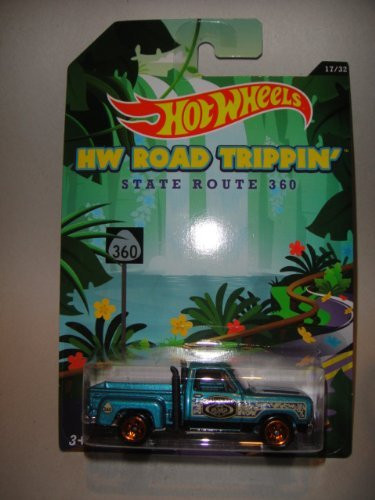 hot wheels road trippin' series 1978 dodge red express truck die cast