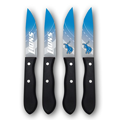 Sports Vault NFL Detroit Lions Steak Knive Set Sports Vault NFL Detroit Lions Steak Knive Set