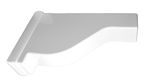 White PVC Vinyl Pergola Finial Cap For A True 1.5 Inch X 5.5 Inch Rail | Single Pack | AWCP-FINIAL-1.5X5.5