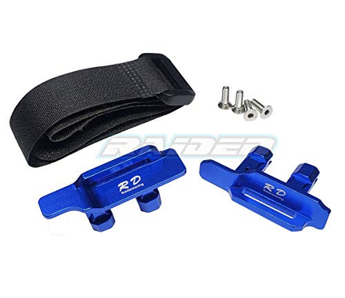 Raidenracing Aluminium Alloy 3S 4S Tall Battery Holder Mount Hold Down for Traxxas 1-10 New MAXX - Blue Raidenracing Aluminium Alloy 3S 4S Tall Battery Holder Mount Hold Down for Traxxas 1-10 New MAXX - Blue