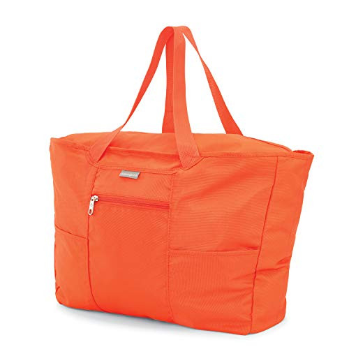 Samsonite Foldaway Packable Tote Sling Bag Orange Tiger One Size