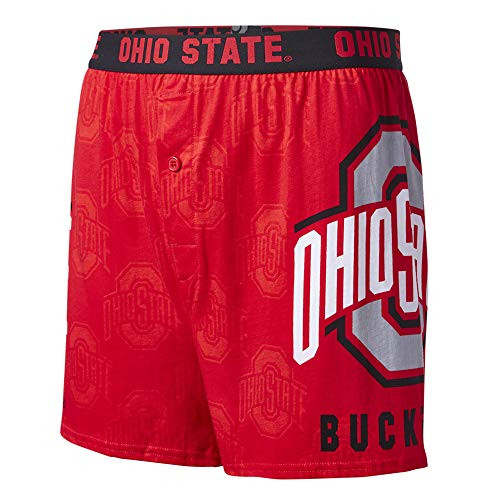 FANDEMICS NCAA Ohio State Mens Large Logo Cotton Boxer Short Men's Small -28-30-