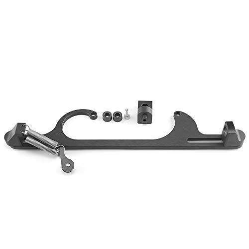 Top10 Racing Throttle Cable Bracket 4150 4160 Series throttle brackets Billet Aluminum Anodized Throttle Cable Bracket Adjustable Black