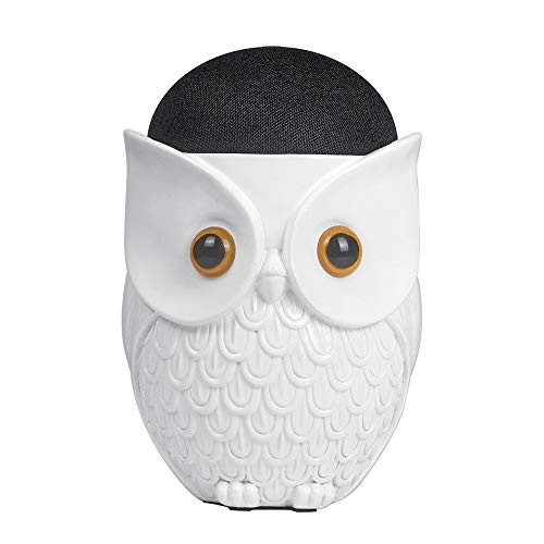 Pinson Owl Holder Stand Owl Statue Smart Speaker Holder Stand for Echo Dot 4th Gen - HomePod Mini - Google Home Mini Google Nest Mini -2nd Gen-