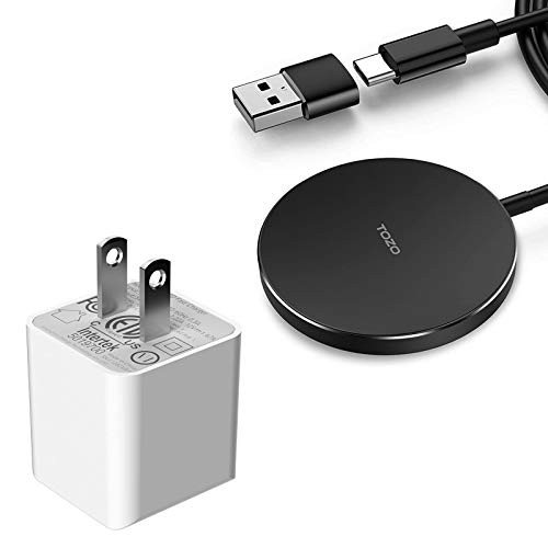 TOZO W6 Wireless Charger Black  and  C1 USB C Charger 20W PD Power Adapter Fast Wall Charger