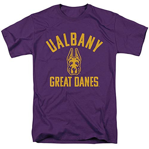 University at Albany Official One Color Ualbany Logo Unisex Adult T Shirt Purple 4X-Large University at Albany Official One Color Ualbany Logo Unisex Adult T Shirt Purple 4X-Large