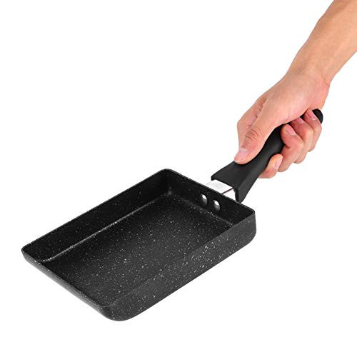 Tamagoyaki Pan Japanese Omelette Pan Nonstick Aluminum Alloy Tamagoyaki Rectangular Non?Stick Saucepan Plastic Handle Black Omelet Frying Pan Tamagoyaki Pan Japanese Omelette Pan Nonstick Aluminum Alloy Tamagoyaki Rectangular Non?Stick Saucepan Plastic Handle Black Omelet Frying Pan