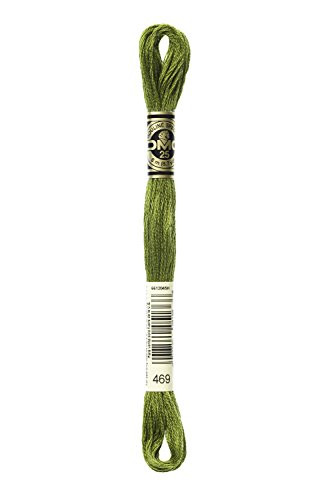 Bulk Buy: DMC Thread Six Strand Embroidery Cotton 8.7 Yards Avocado Green 117-469 (12-Pack)